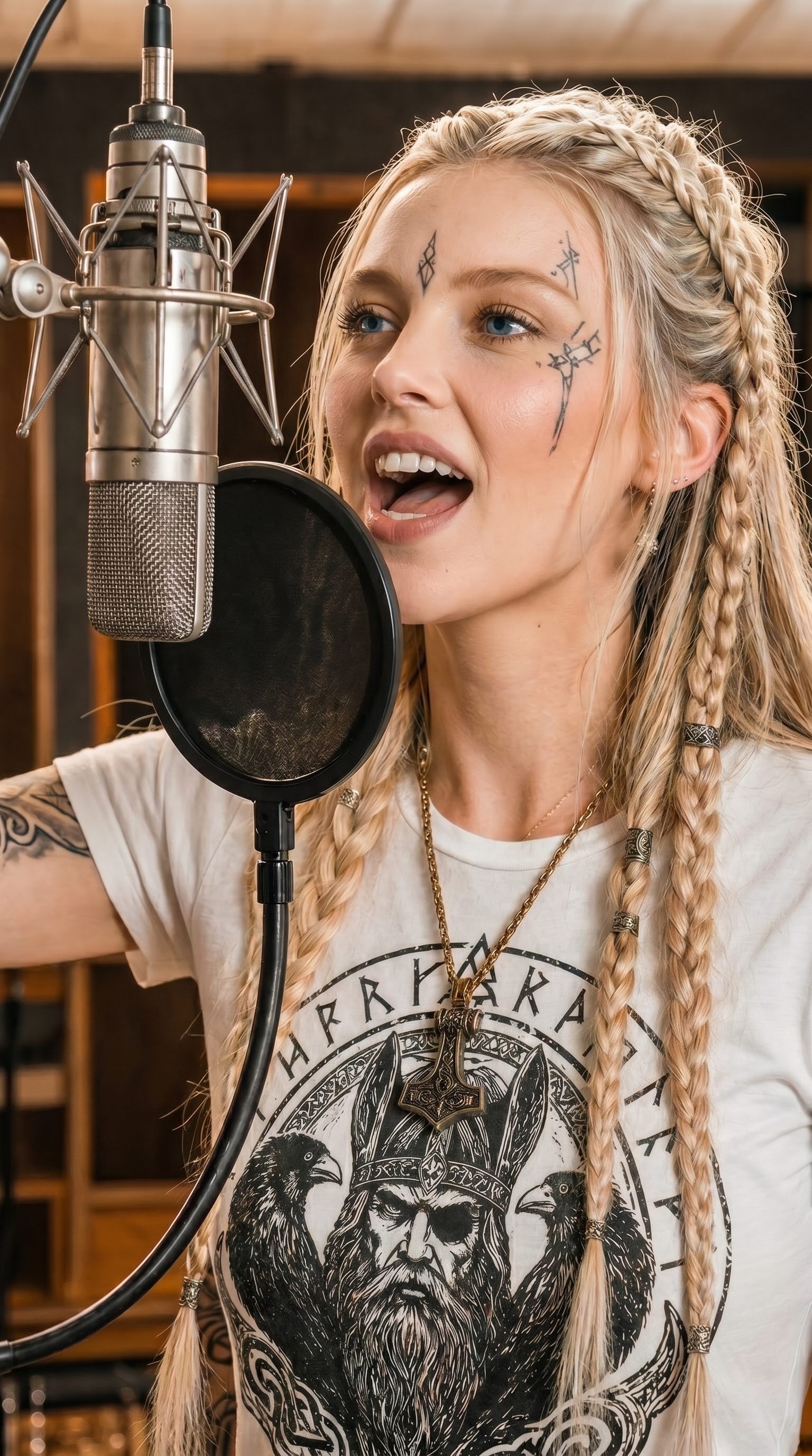 IRON CHANT female recording portrait